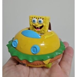 Viacom SpongeBob SquarePants Krabby Crabby Patty Wagon Car Cake Topper 2015 EUC